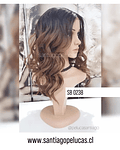 SB 0238 LACE FRONT BALAYAGE  MARRÓN 