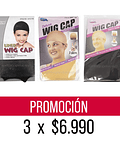 PROMOCIÓN 3 x $6.990 WIG CAP 