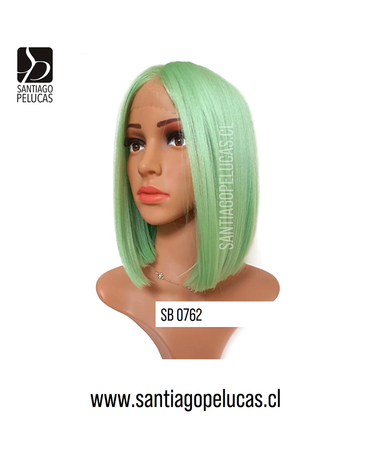 SB 0762 LACE FRONT BOB PARTIDURA AL MEDIO VERDE