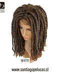 SB 0772 LACE FRONT DREADLOCKS CASTAÑO