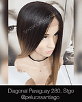 SB 0144 LACE FRONT BOB BALAYAGE RUBIO MEDIO