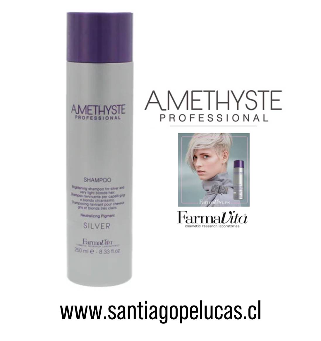 AMETYSTE SILVER SHAMPOO - AMETYSTE SILVER SHAMPOO 250ML