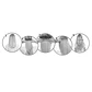 SB 0193 CORTINA ONDULADA BALAYAGE GRIS - Miniatura 2