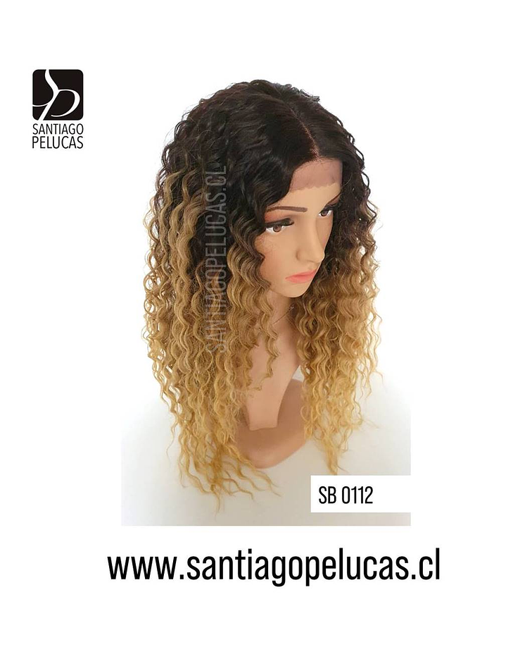 SB 0112 LACE FRONT CRESPA BALAYAGE RUBIO