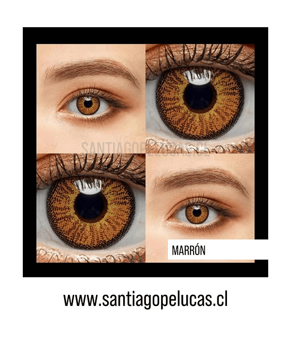 LENTES DE CONTACTO MARRON