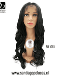 SB 1081 LACE FRONT LARGA ONDAS NEGRO