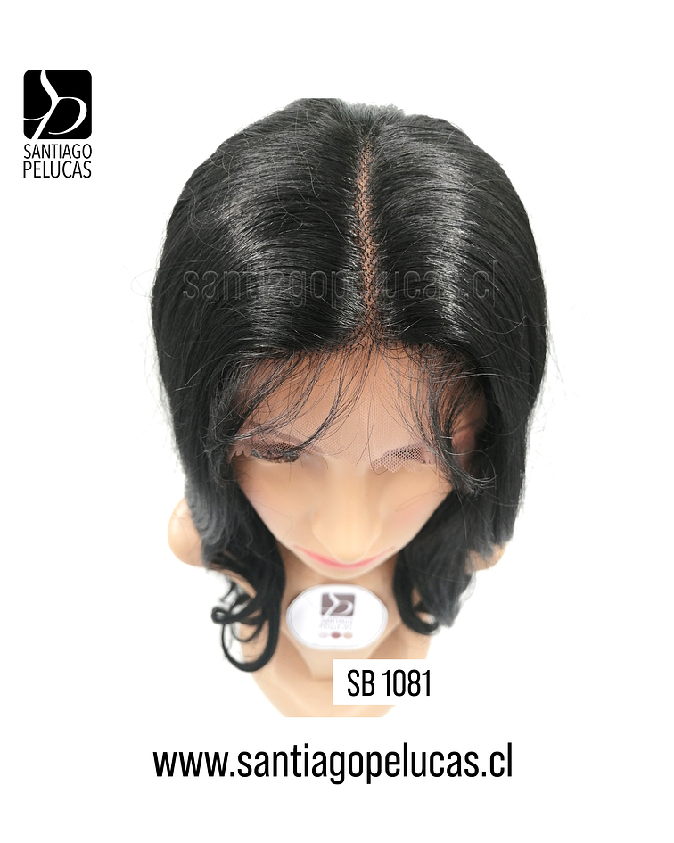 SB 1081 LACE FRONT LARGA ONDAS NEGRO