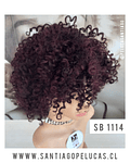 SB 1114 AFRO PREMIUM ROJO OSCURO BURDEO