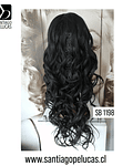 SB 1198 LACE FRONT LARGA ONDULADA NEGRO