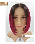 A50 NATURAL LACE FRONT MELENA BOB LISA BALAYAGE ROJO BURDEO