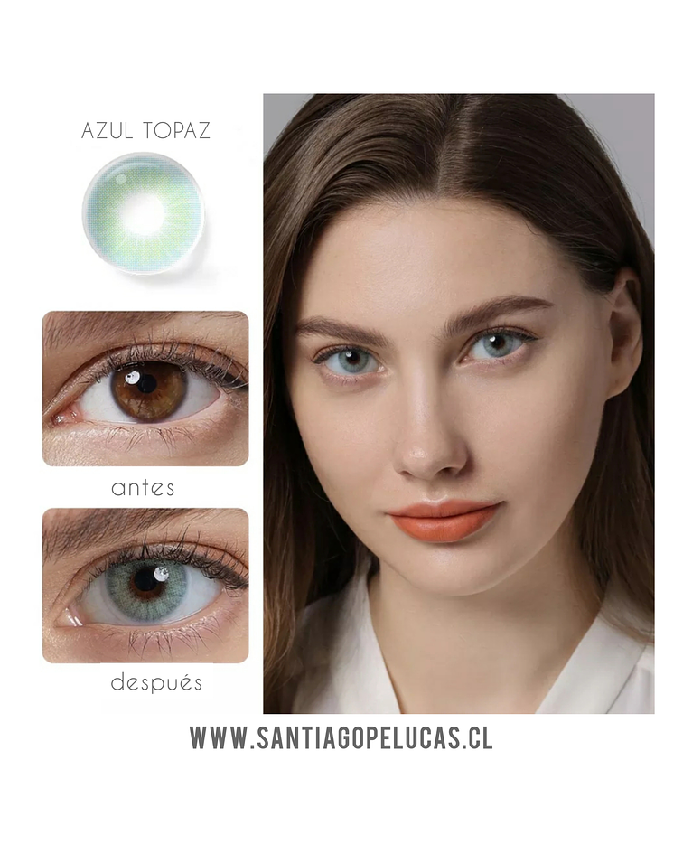 LENTES DE CONTACTO AZUL TOPAZ