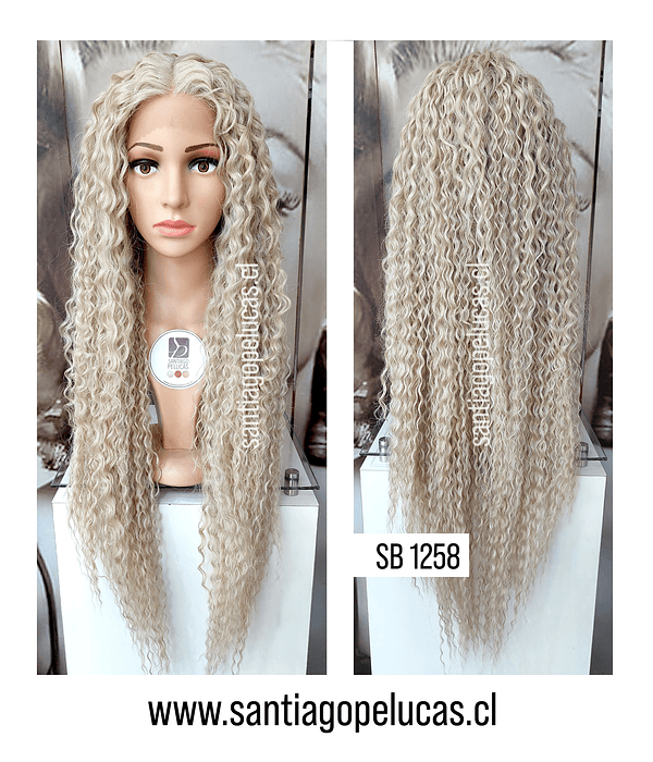 SB 1258 LACE FRONT CRESPA RUBIO CLARO CENIZA