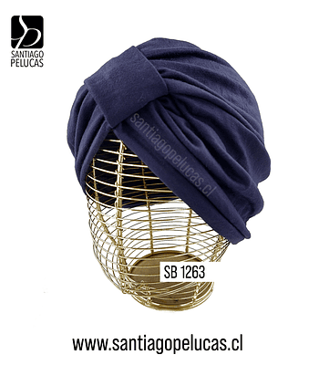 SB 1263 TURBANTE MODAL AZUL MARINO