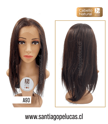A90 NATURAL LACE FRONTAL LISA CASTAÑO OSCURO