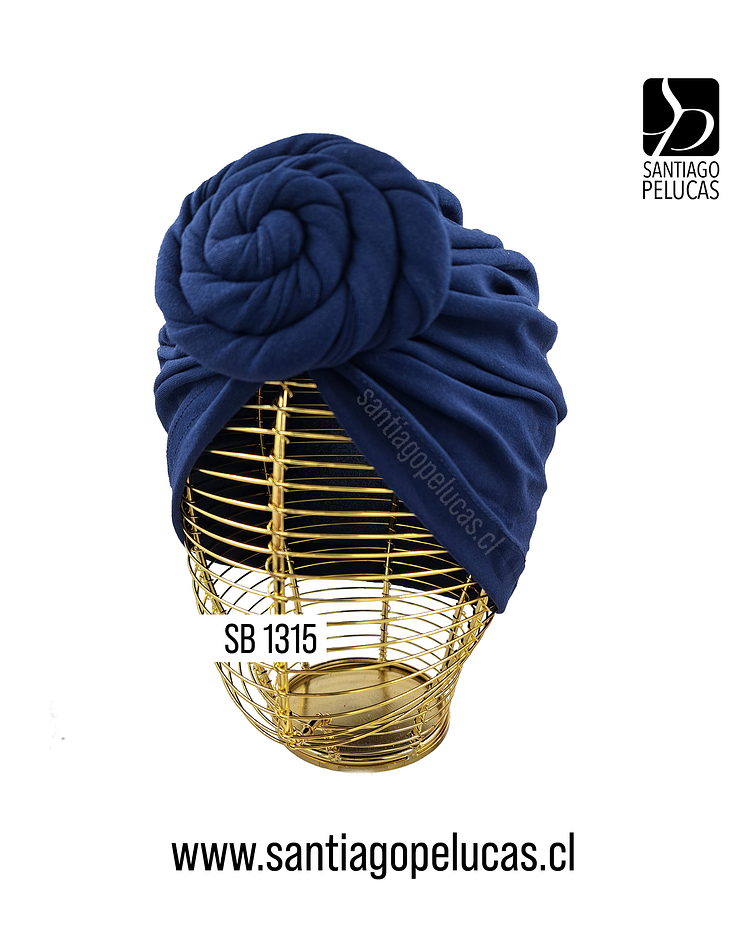 SB 1315 TURBANTE URSULA AZUL OSCURO