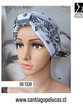 SB 1338 TURBANTE DAISY MANDALA BLANCO