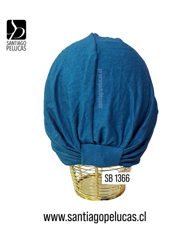 SB 1366 TURBANTE MODAL AZUL EGEO