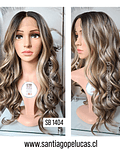 SB 1404 LACE FRONT LARGA CON ONDAS BALAYAGE RUBIO MATIZADO