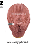 SB 1354 TURBANTE GASA ELASTICADA ESCARCHADA PALO DE ROSA