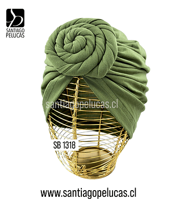 SB 1318 TURBANTE URSULA VERDE MUSGO