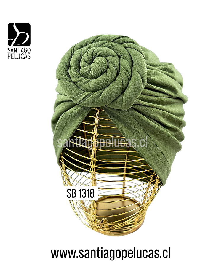 SB 1318 TURBANTE URSULA VERDE MUSGO