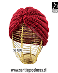 SB 1308 TURBANTE TEJIDO ROJO