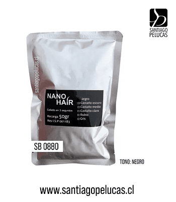SB 0880 REPUESTO NANO HAIR - NEGRO