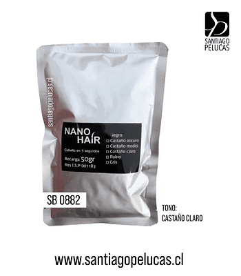 SB 0882 REPUESTO NANO HAIR - CASTAÑO CLARO