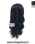 SB 1433 LACE FRONT LARGA ONDAS NEGRO