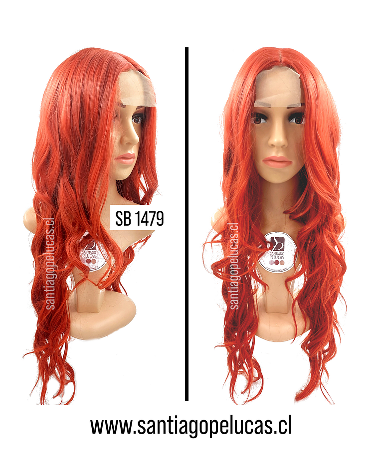 SB 1479 LACE FRONT BASICA ROJO