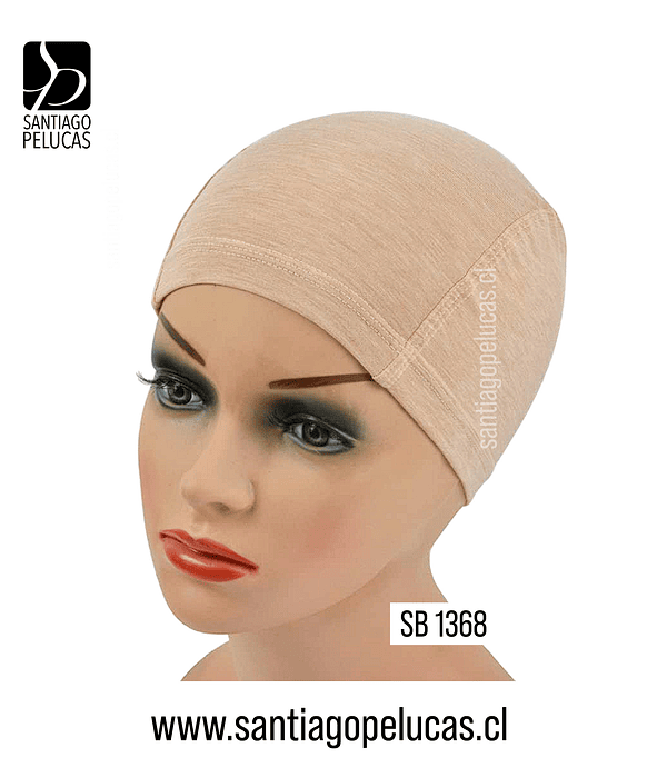 SB 1368 WIG CAP BAMBU ANTIBACTERIAL BEIGE JASPEADO