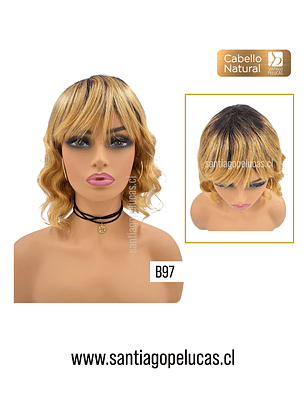 B97 NATURAL MELENA ONDAS RUBIO MEDIO DORADO CREC. OSCURO