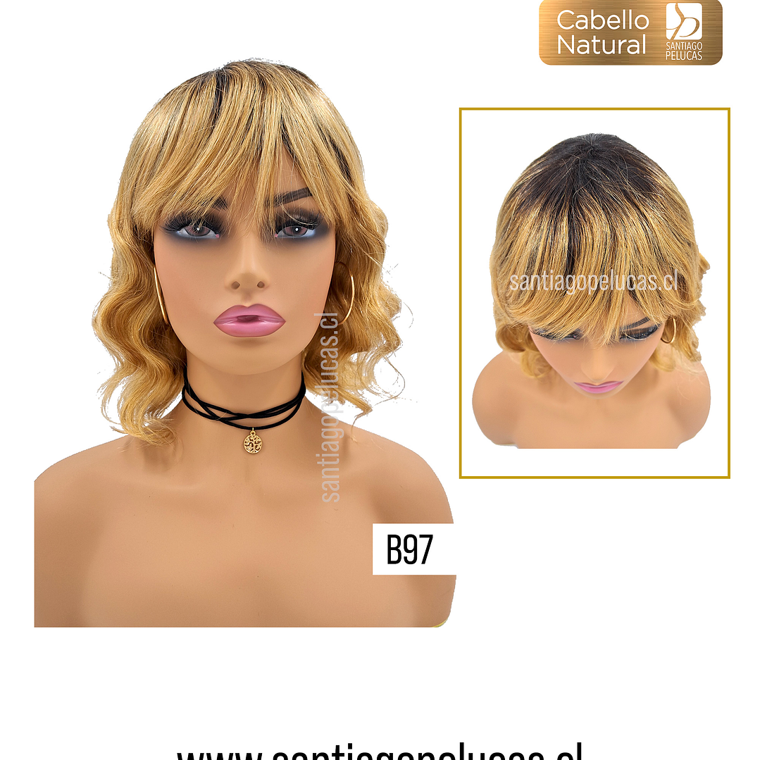 B97 NATURAL MELENA ONDAS RUBIO MEDIO DORADO CREC. OSCURO 1