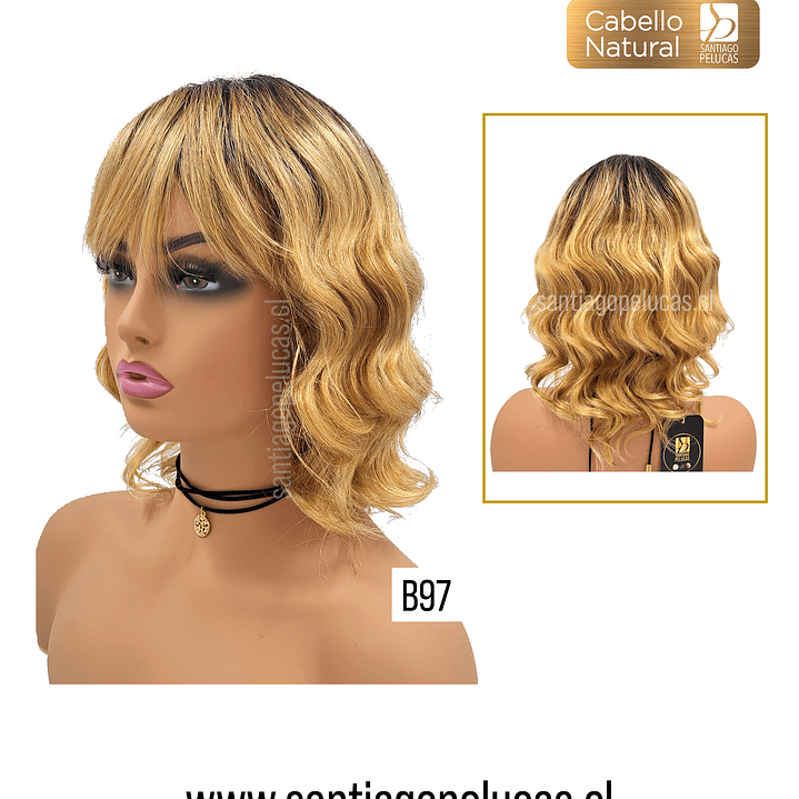 B97 NATURAL MELENA ONDAS RUBIO MEDIO DORADO CREC. OSCURO 2