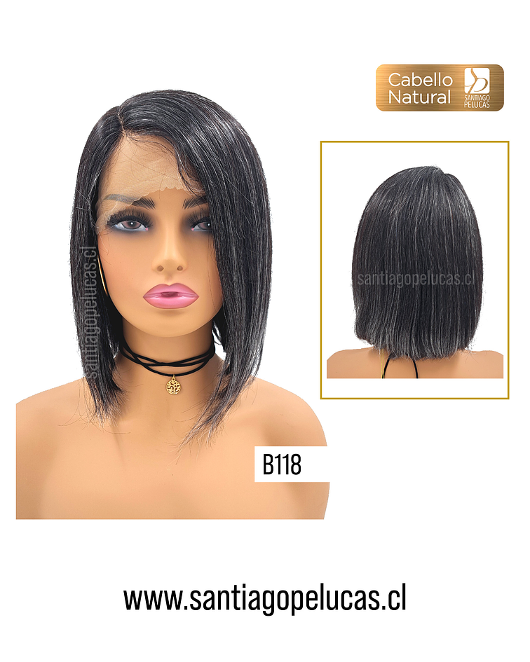 B118 LACE FRONT MELENA LISA BOB CANOSA 25%