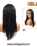 B22 NATURAL LACE FRONTAL LARGA LISA CASTAÑO OSCURO