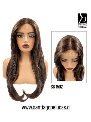 SB 1502 LACE FRONT LISA ESCALONADA CASTAÑO