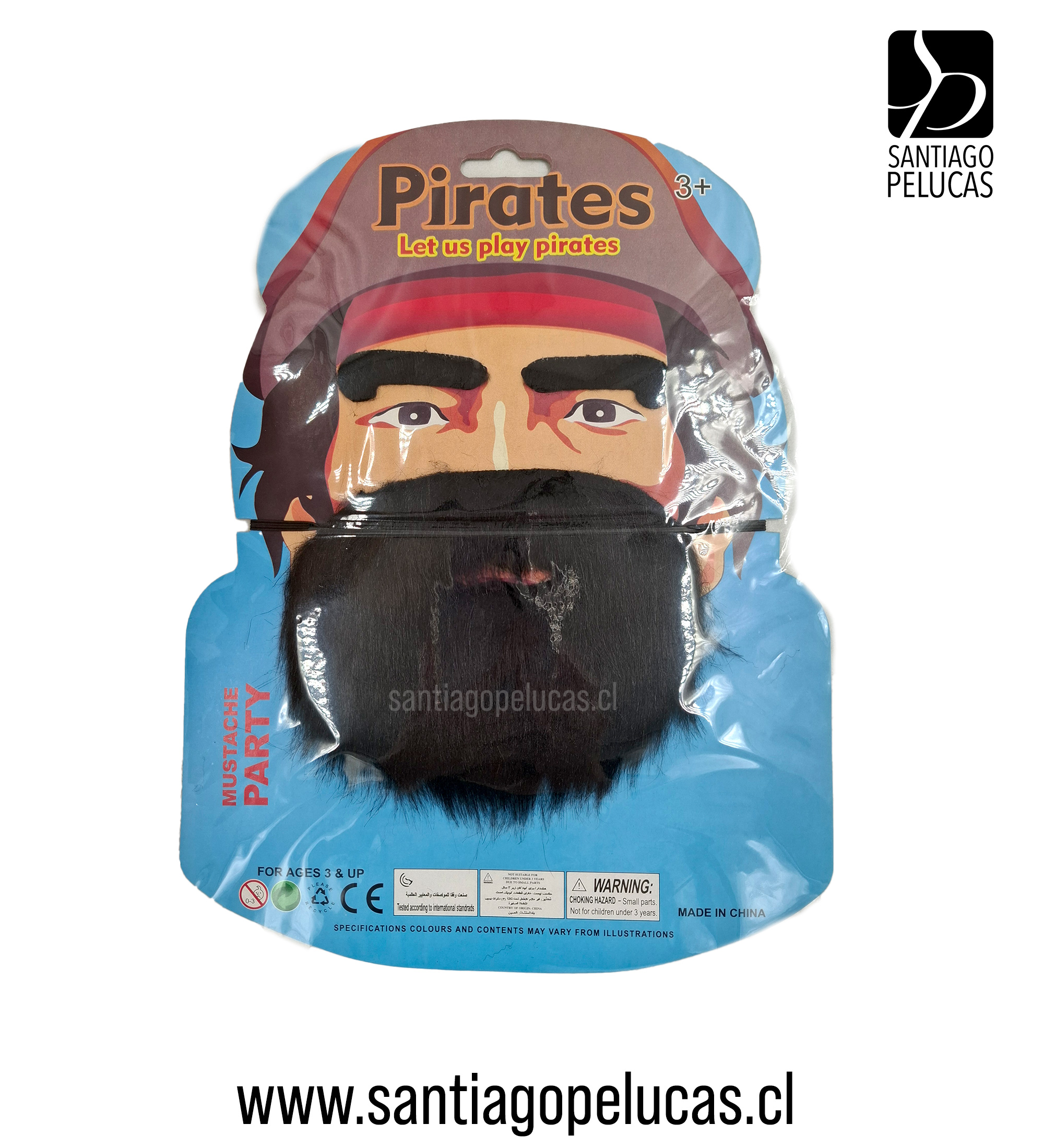SET BARBA Y CEJAS PIRATA