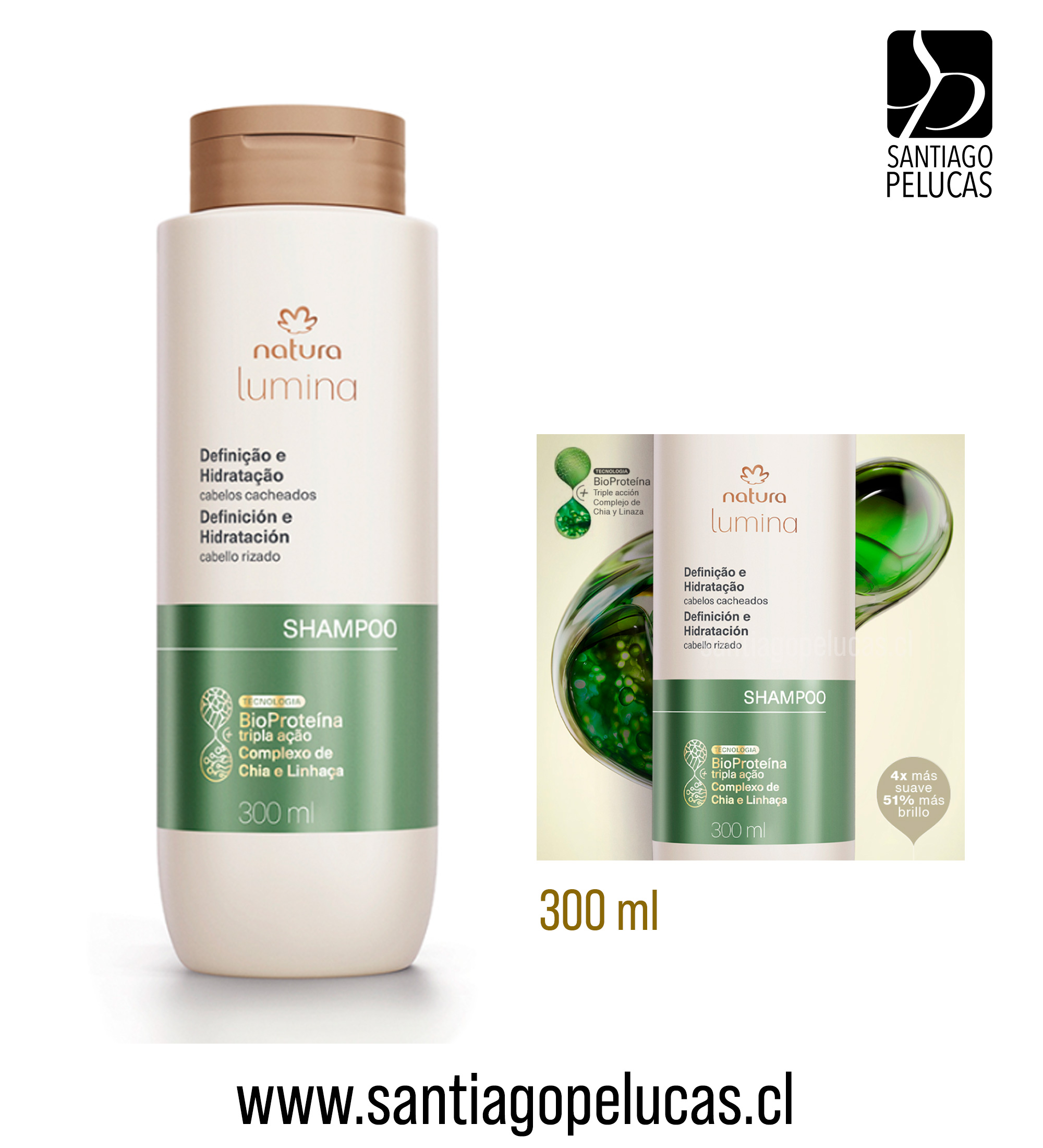 Pack de shampoo + acondicionador para cabellos rizados