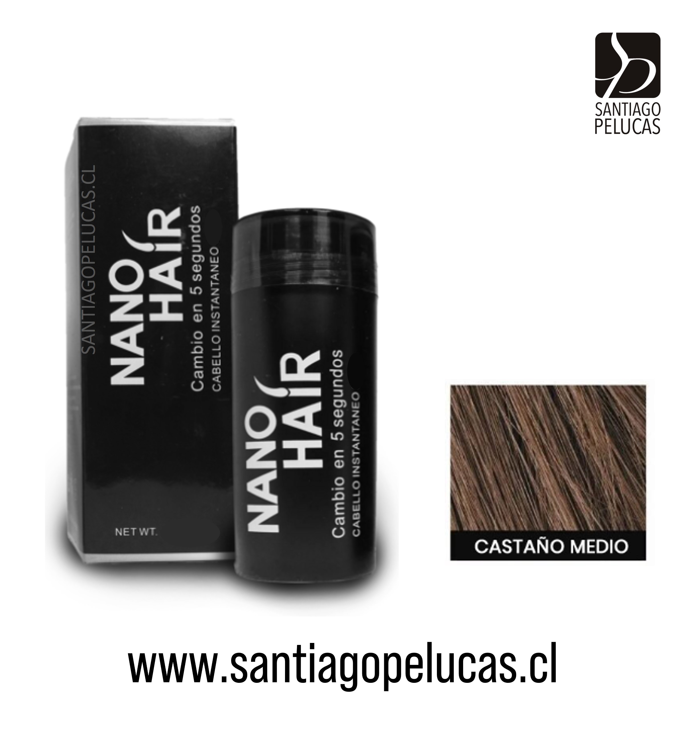 SB 0877 NANO HAIR FIBRA CAPILAR - CASTAÑO MEDIO
