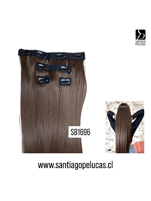 SB1696 SET CORTINAS PREMIUM LISA CASTAÑO CLARO (4 Piezas)