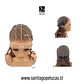 C167 LACE FRONTAL MELENA CRESPA CHOCOLATE MATIZADO - Miniatura 3