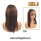 C146 NATURAL LACE FRONTAL LARGA LISA EN CAPAS CASTAÑO CLARO - Miniatura 2