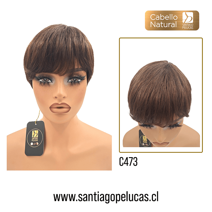 C473 NATURAL CORTA LISA CASTAÑO 1