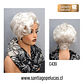 C439 NATURAL CORTA CON ONDAS BLANCO 100% CANAS - Miniatura 2