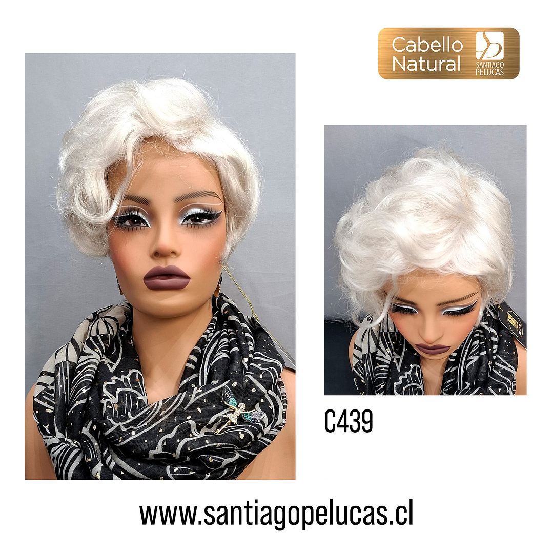 C439 NATURAL CORTA CON ONDAS BLANCO 100% CANAS 1