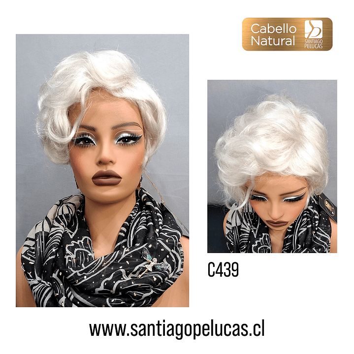 C439 NATURAL CORTA CON ONDAS BLANCO 100% CANAS 1