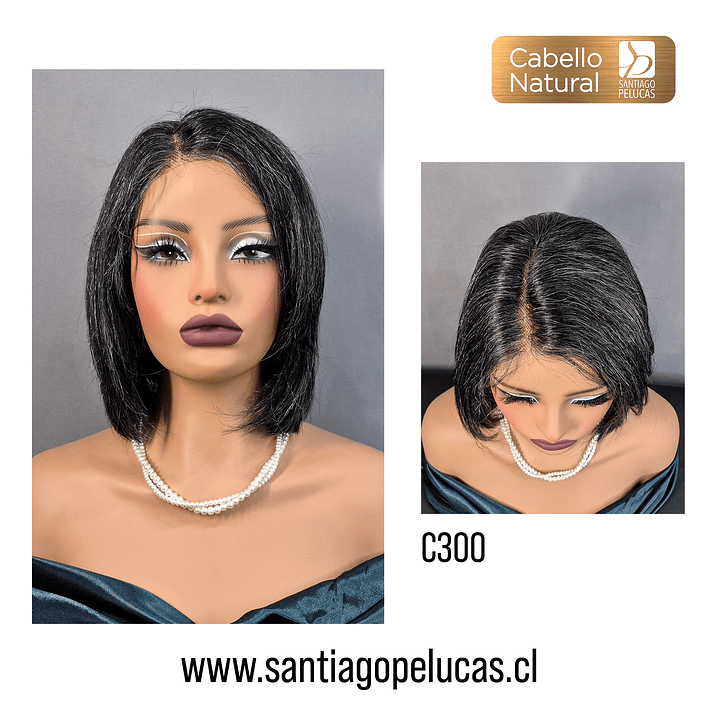 C300 LACE FRONT MELENA LISA 40% CANAS 1