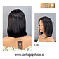 C110 LACE FRONTAL MELENA LISA BOB NEGRO - Miniatura 2