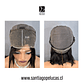 C110 LACE FRONTAL MELENA LISA BOB NEGRO - Miniatura 3